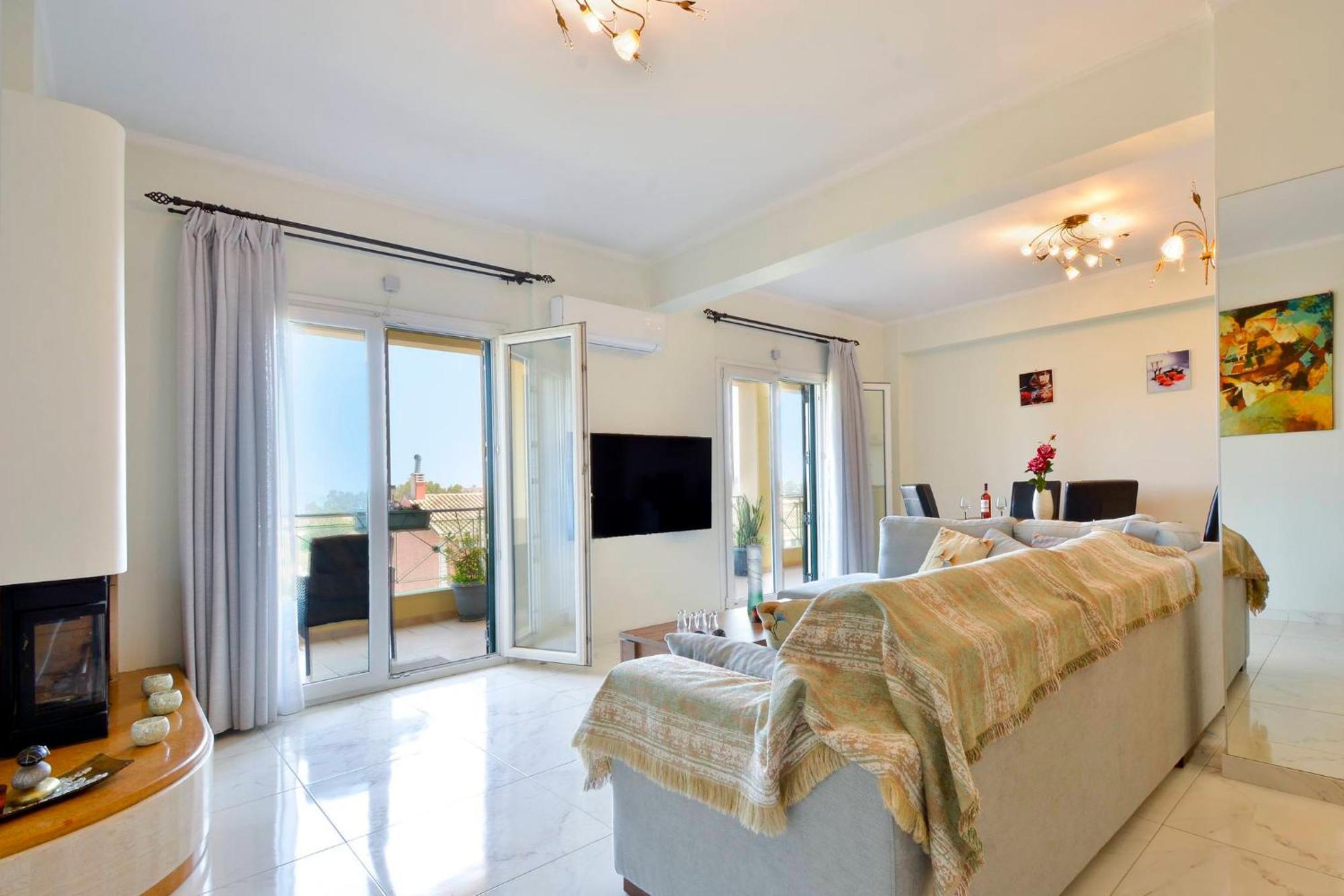Corfu Seaty Apartment Potamos  Bagian luar foto