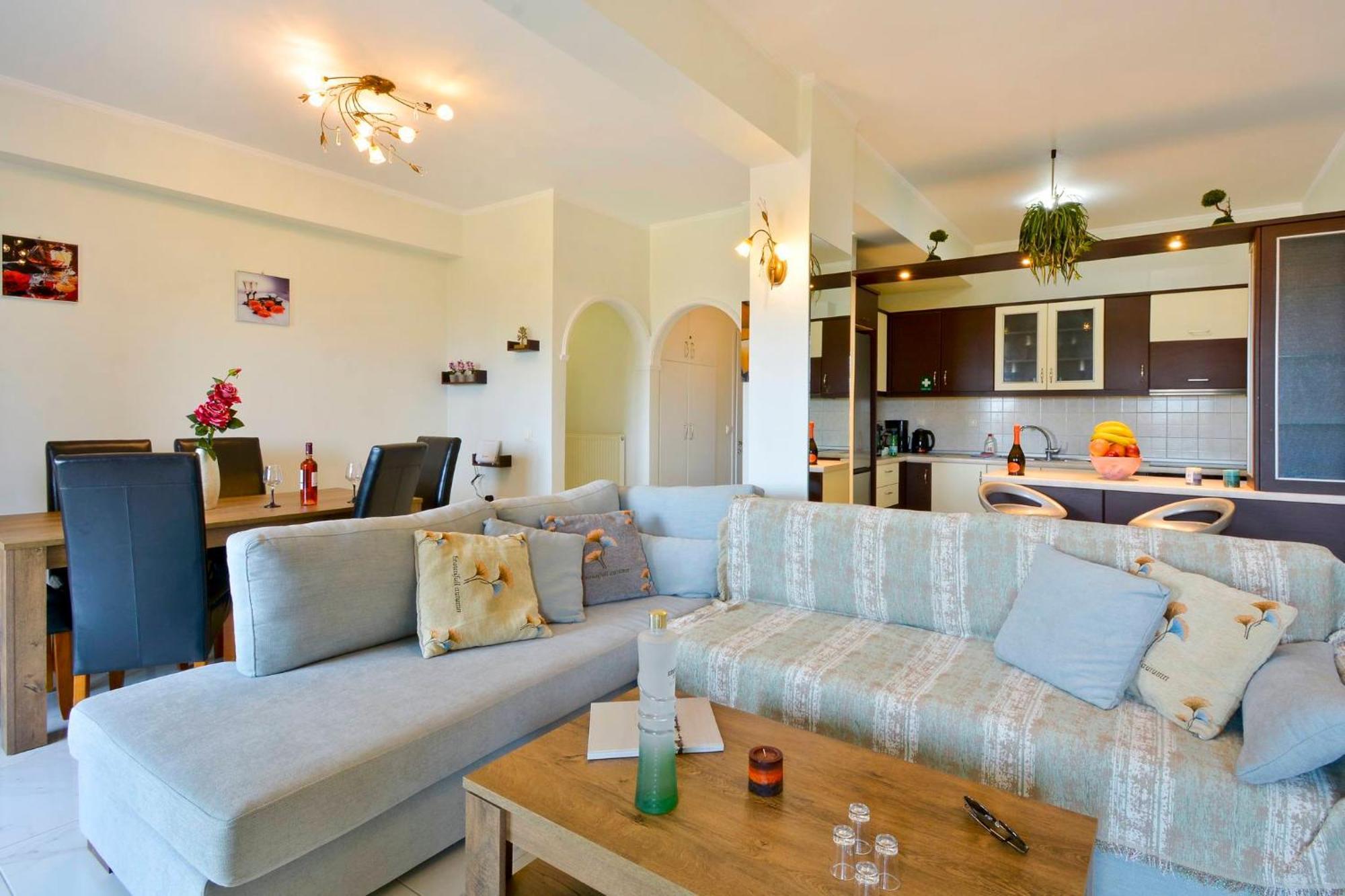 Corfu Seaty Apartment Potamos  Bagian luar foto