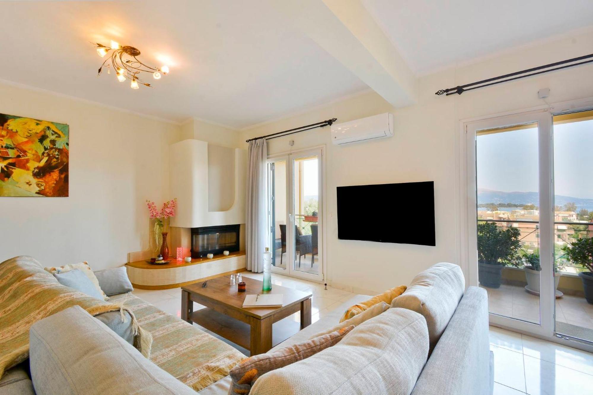 Corfu Seaty Apartment Potamos  Bagian luar foto